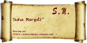 Suha Margó névjegykártya